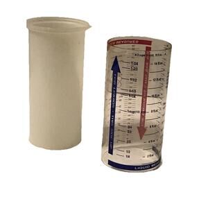 The Pampered Chef Measure All 2 Cup #2225 Measuring Push Up Wet Dry Ingredients